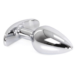 Kiotos Plug Bijou anal avec base arrondie Curve 6 x 2.8 cm - Bijou transparent